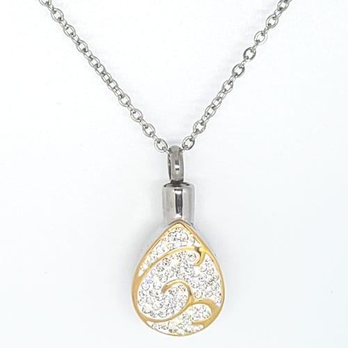 Bel exemple de bijoux funéraires lors de crémation | Service Actuel