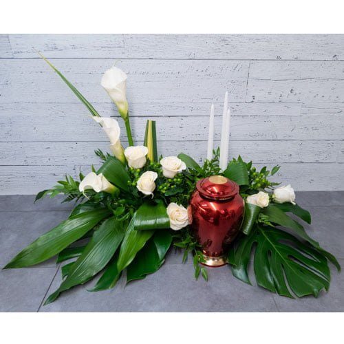 Arrangement de fleurs pour funérailles | Service Actuel