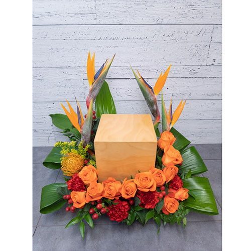 Arrangement de fleurs pour funérailles | Service Actuel