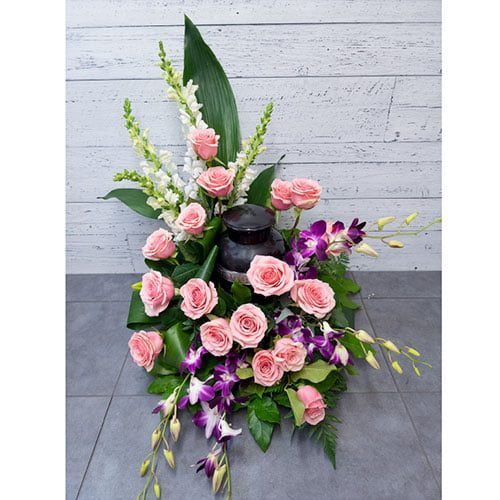 Arrangement de fleurs pour funérailles | Service Actuel