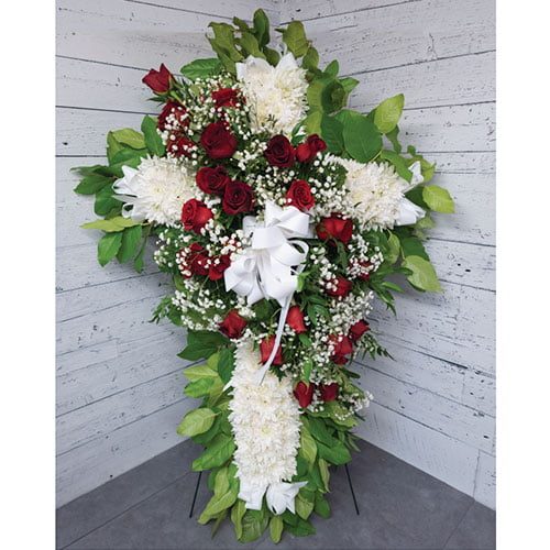 Arrangement de fleurs pour funérailles | Service Actuel